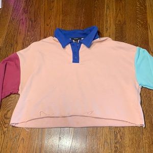 forever 21 collared sweatshirt